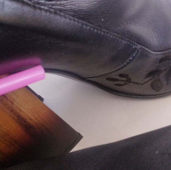 Eugenia Kim 'Jess' Embroidered Pointy Toe Bootie tall boots sz 38 Rare sold out - Picture 3 of 16